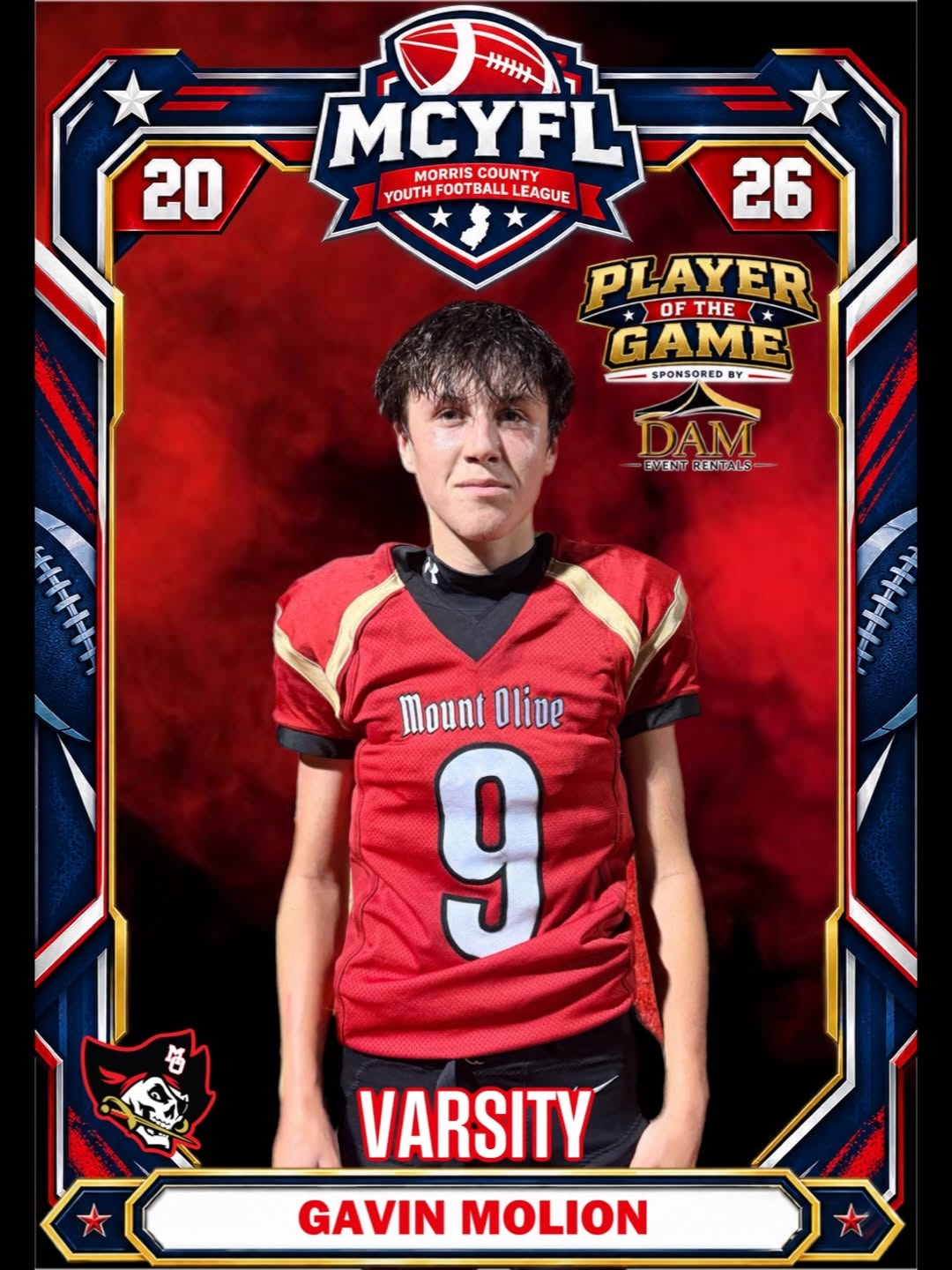 Gavin Molion, Week 0 Player of the Game